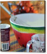 Baking With A Whisk Acrylic Print