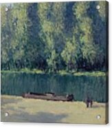 Banks Of The Loing, 1891  By Alfred Sisley Acrylic Print