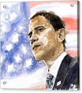 Barack Obama 03 Acrylic Print