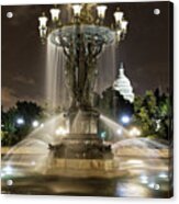 Bartholdi Fountain 2 Acrylic Print