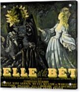 ''beauty And The Beast', 1946 - Art By Jean-denis Malcles Acrylic Print