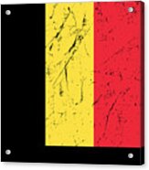 Belgium Flag Acrylic Print