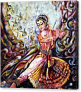Devotion - Bharatnatyam Dance Acrylic Print