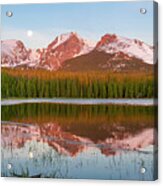 Bierstadt Lake Sunrise - Rocky Mountain National Park Acrylic Print
