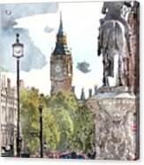 Big Ben And King George Acrylic Print