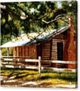 Big Thicket Information Center_the Staley Cabin Acrylic Print