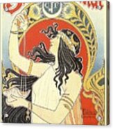 Bitter Oriental - Art Nouveau - Vintage Advertising Poster -  Henri Privat Livemont Acrylic Print