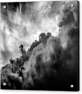 Black And White Clouds Acrylic Print