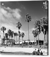 Black California Series - Summer At Venice Beach Acrylic Print