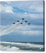 Blue Angels Over The Gulf Of Mexico Acrylic Print