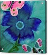 Blue Blossom Acrylic Print