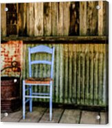 Blue Chair Acrylic Print