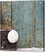 Blue Door, St. Augustine, Florida Acrylic Print