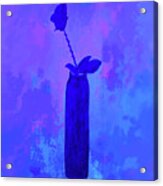 Blue Flower Acrylic Print