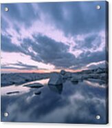 Blue Hour Reflections Acrylic Print