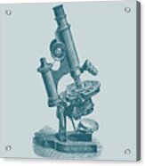 Blue Microscope Acrylic Print