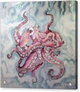 Blue Octopus Acrylic Print