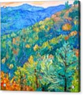 Blue Ridge Autumn Acrylic Print