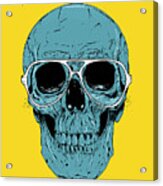 Blue Skull Acrylic Print