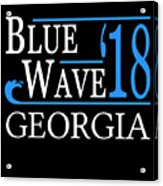 Blue Wave Georgia Vote Democrat Acrylic Print