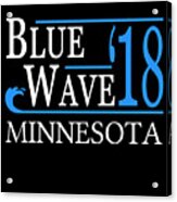 Blue Wave Minnesota Vote Democrat Acrylic Print