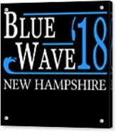Blue Wave New Hampshire Vote Democrat Acrylic Print