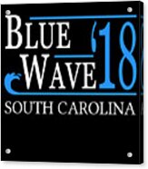 Blue Wave South Carolina Vote Democrat Acrylic Print