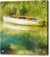 Boat On Balaton Acrylic Print