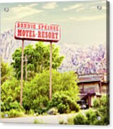 Bonnie Springs Motel Resort Acrylic Print