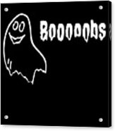 Booooobs Boo Halloween Ghost Acrylic Print