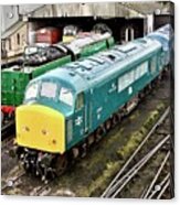 British Rail Class 45 Peak Diesel Locomotive 45041 Acrylic Print