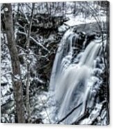 Brandywine Falls In The Winter Acrylic Print