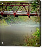 Bridge Over A Trout Stream Acrylic Print