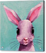 Bright Eyed Bunny Acrylic Print