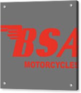 Bsa Motorcycles Acrylic Print