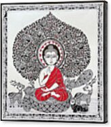 Buddha Meditating Acrylic Print