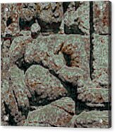 Buddhist Temple Sculpture - Borobudur Iii Acrylic Print