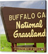 Buffalo Gap National Grasslands Nebraska Acrylic Print