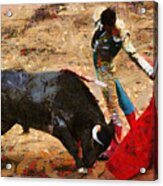 Bullfighting Acrylic Print