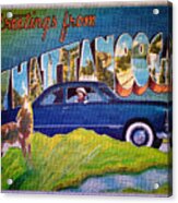 Dixie Road Trips / Chattanooga Acrylic Print