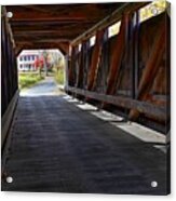 Burkeville Covered Bridge Acrylic Print