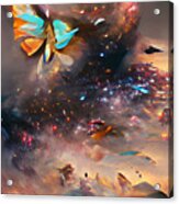 Butterfly Gradients Acrylic Print