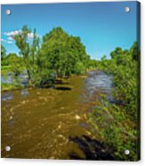 Cache La Poudre River Flooding Acrylic Print