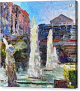 Caesars Palace Fountains, Las Vegas Acrylic Print