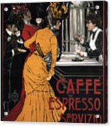Caffe Espresso Servizio Istantaneo - Vintage Advertising Poster Acrylic Print