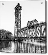 Canal Street Railroad Bridge, Chicago Acrylic Print
