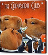 Capybara Club Acrylic Print