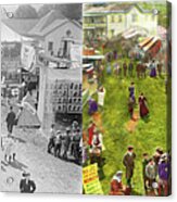 Carnival - Summer At The Carnival 1900 - Side By Side Acrylic Print