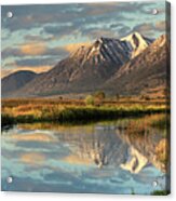 Carson Valley Sunrise Panorama Acrylic Print
