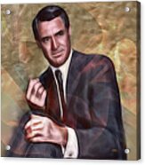 Cary Grant - Square Version Acrylic Print